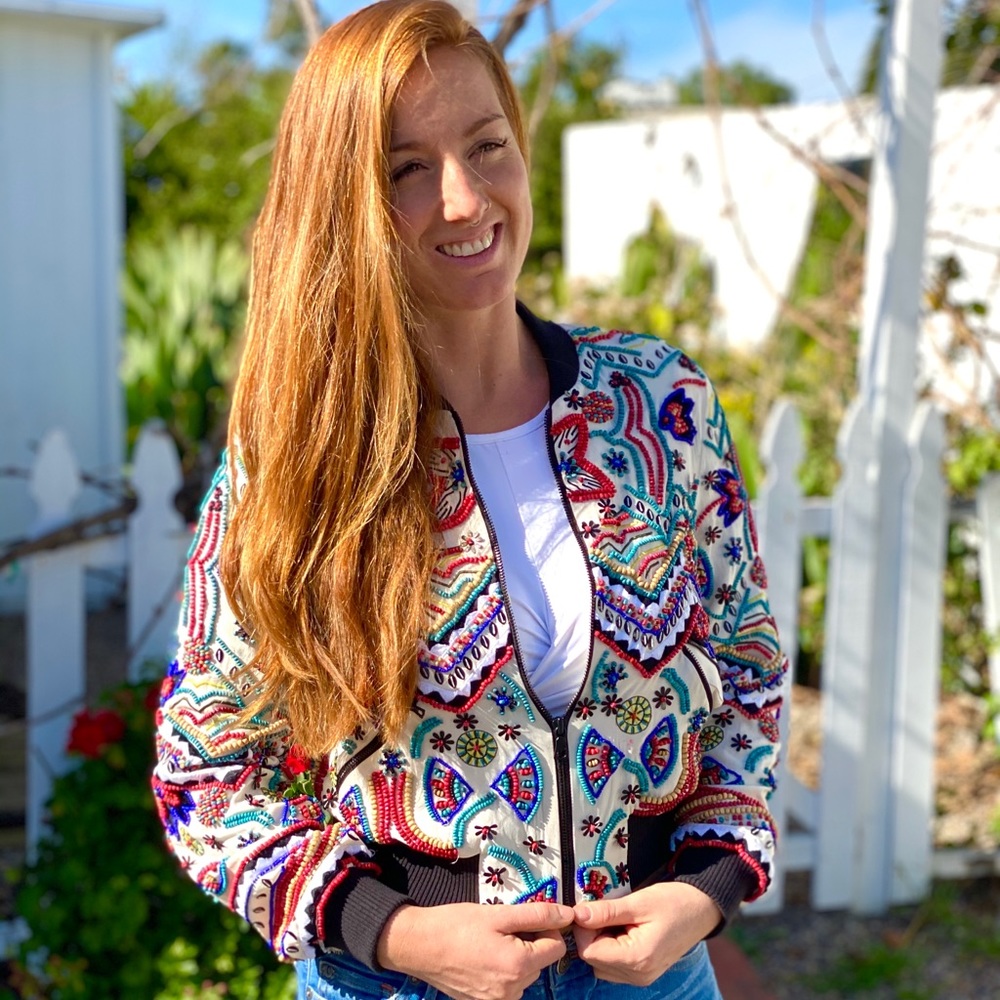 Hand Beaded Jacket - Picture 5 of 8